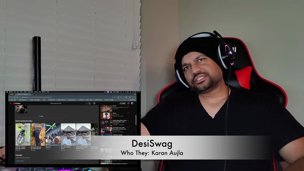 Who They: KAran Aujla Video Reaction!