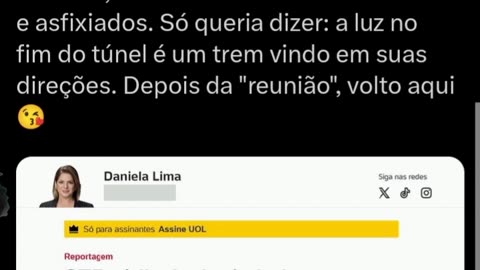 Figueiredo, luz no fim do túnel?: É um trem vindo na direção de vocês 😜