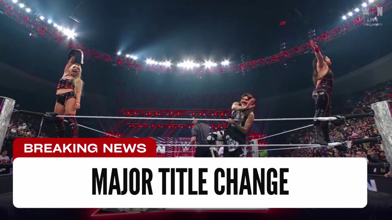 Major Title Change On Raw