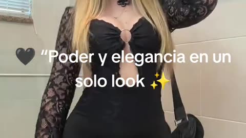 Ameli Olivera deslumbra con un enterizo negro que resalta su estilo y confianza.