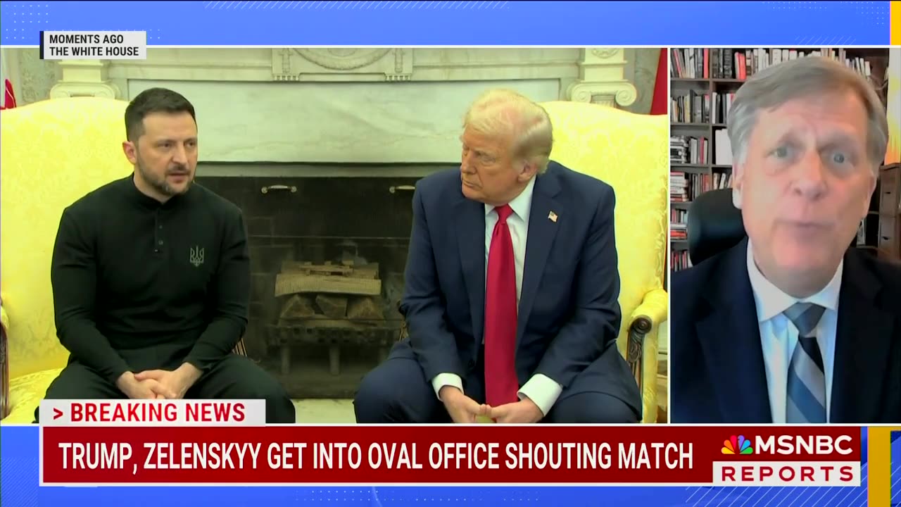 MSNBC Guest Chews Up Three Minutes Of Airtime Ranting About Vance Calling Zelensky On Carpet