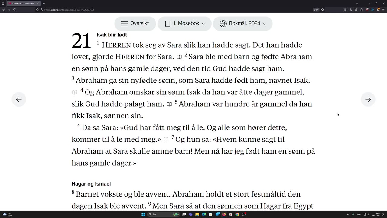 Første mosebok - Lydbibel - Bibelen som lydbok - 2024