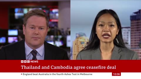 Thailand and Cambodia agree ceasefire after weeks of deadly clashes | BBC News