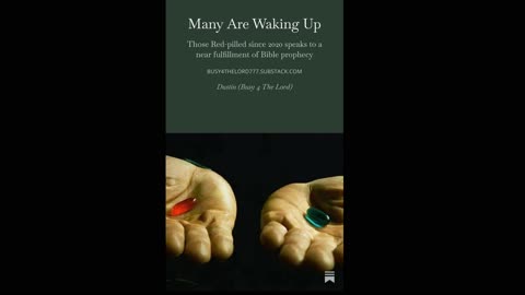 Many Are Waking Up! (Substack)