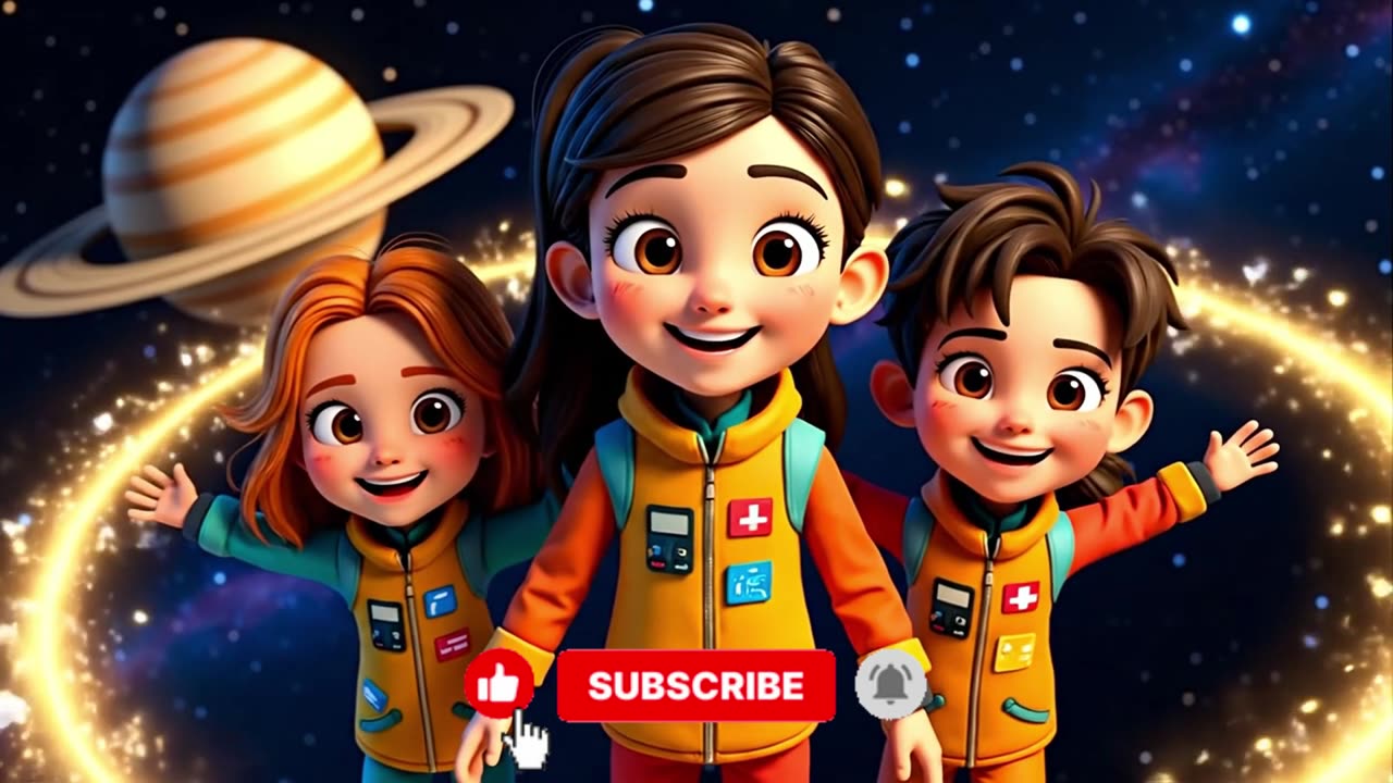 The Space Bus 🚀🪐 | Fun Space Song for Kids | Planets, Stars & Galaxy Adventure