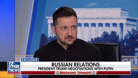 'Zelenskyy interview with Bret Baier after Trump meeting'