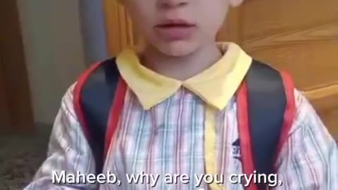 The joy of a Lebanese child over the ceasefire in Gaza