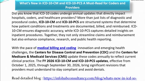 What’s New in ICD-10-CM and ICD-10-PCS? A Must-Read for Coders and Providers