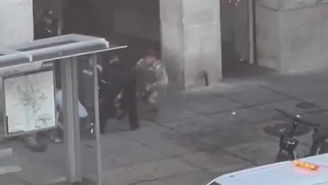 Aftermath of the National Guard shooting in downtown Washington DC