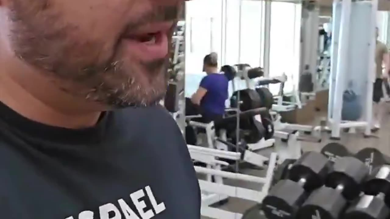 Palestinian activist kicked out of Life Time Fitness gym wearing "israel kills children" t-shirt