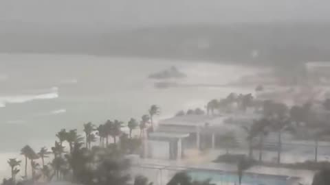 Melissa over Trelawny in Jamaica.