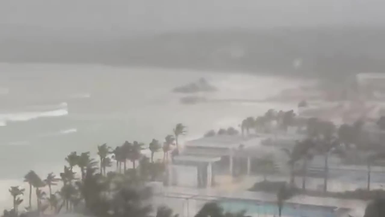 Melissa over Trelawny in Jamaica.