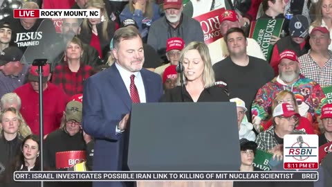 WATCH: Pre-Programming Speakers at President Trump's Rally in Rocky Mount, NC - 12/19/25