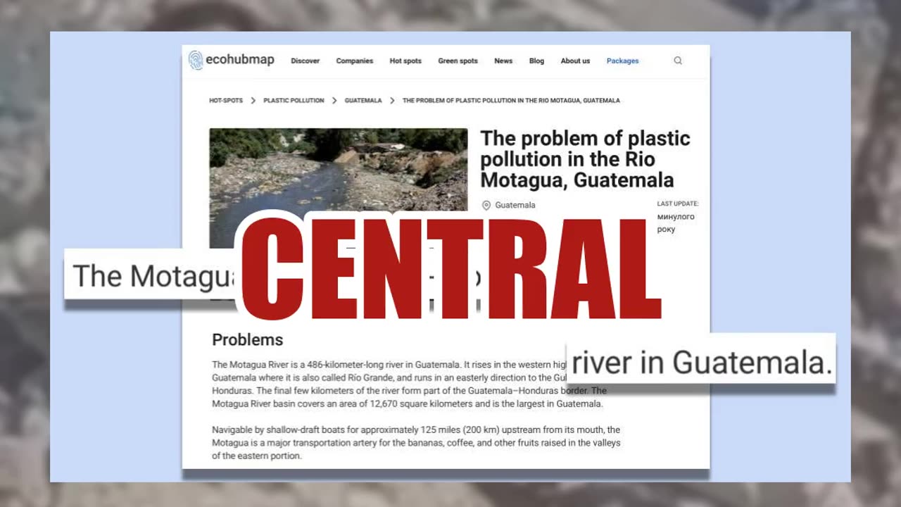 Fact Check: Video Of Floating Plastic Waste NOT In Asia -- Garbage Is On Guatemala's Caribbean Shore
