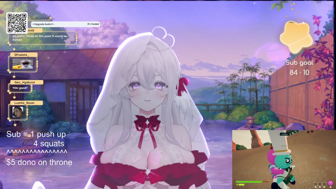lllprincess - princess does push ups - [clip]