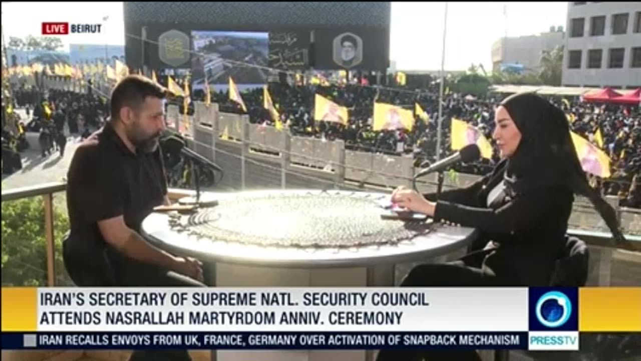 From Beirut - Pre Hezbollah chief Sheikh Naim Qassem's speech 2025-09-27