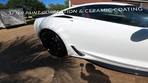 Ceramic Coating and Full Detail on a Corvette in Pensacola FL