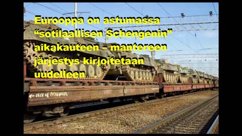 Eurooppa on astumassa sotilaallisen Schengenin aikakauteen