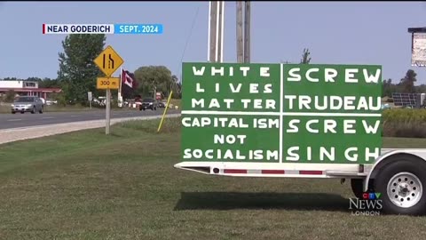 Canadians Outraged Over "White Lives Matter" Sign