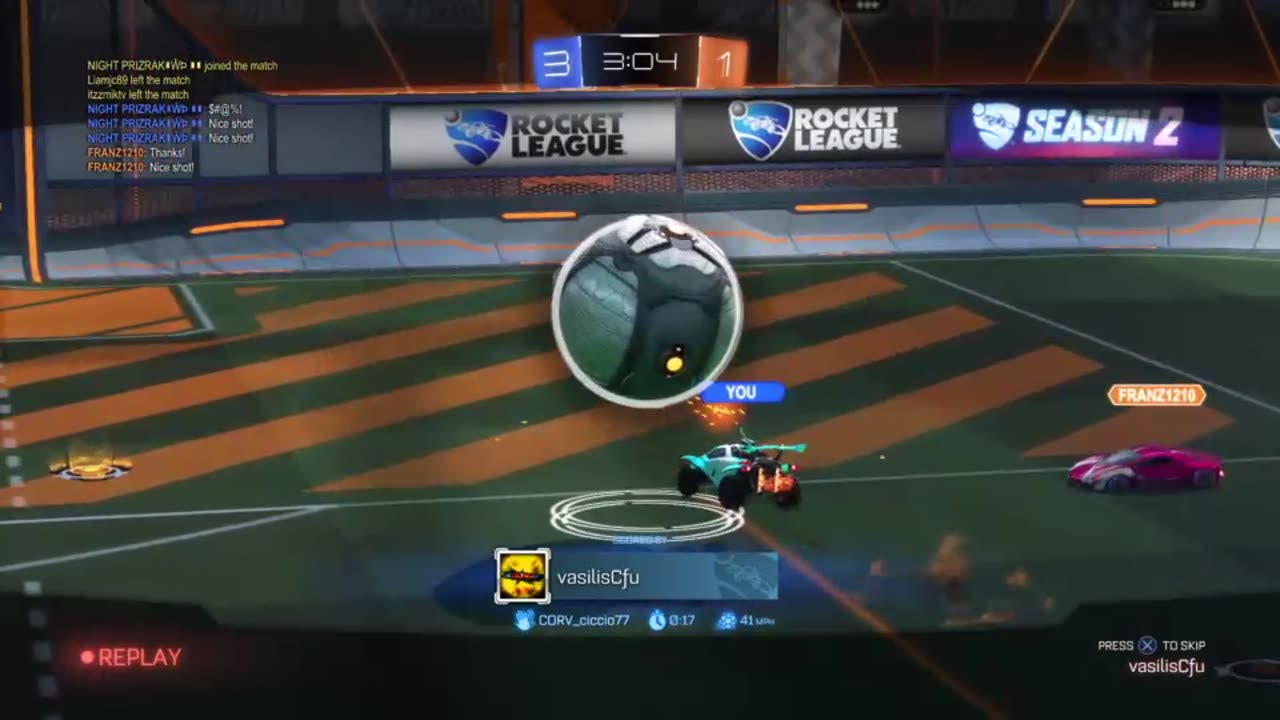 my goal on rocket league