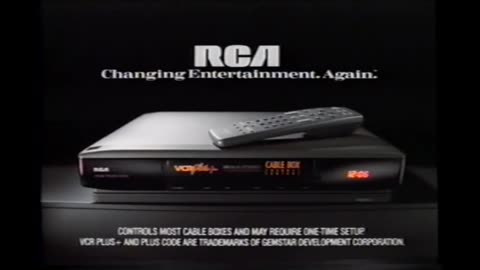 October 25, 1992 - VCR Plus from RCA