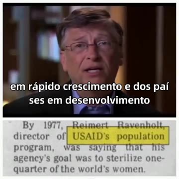 USA 🇺🇸 A Fundação Gates e a USAID colaboram sob o pretexto de "filantropia" para promover uma agenda globalista, influenciando a saúde pública, a agricultura e a educação em todo o mundo.