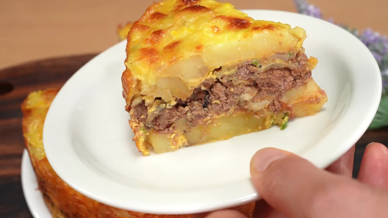 This Potato Cheese Pie Dinner recipe will delight your children and guests! Simple and Cheap