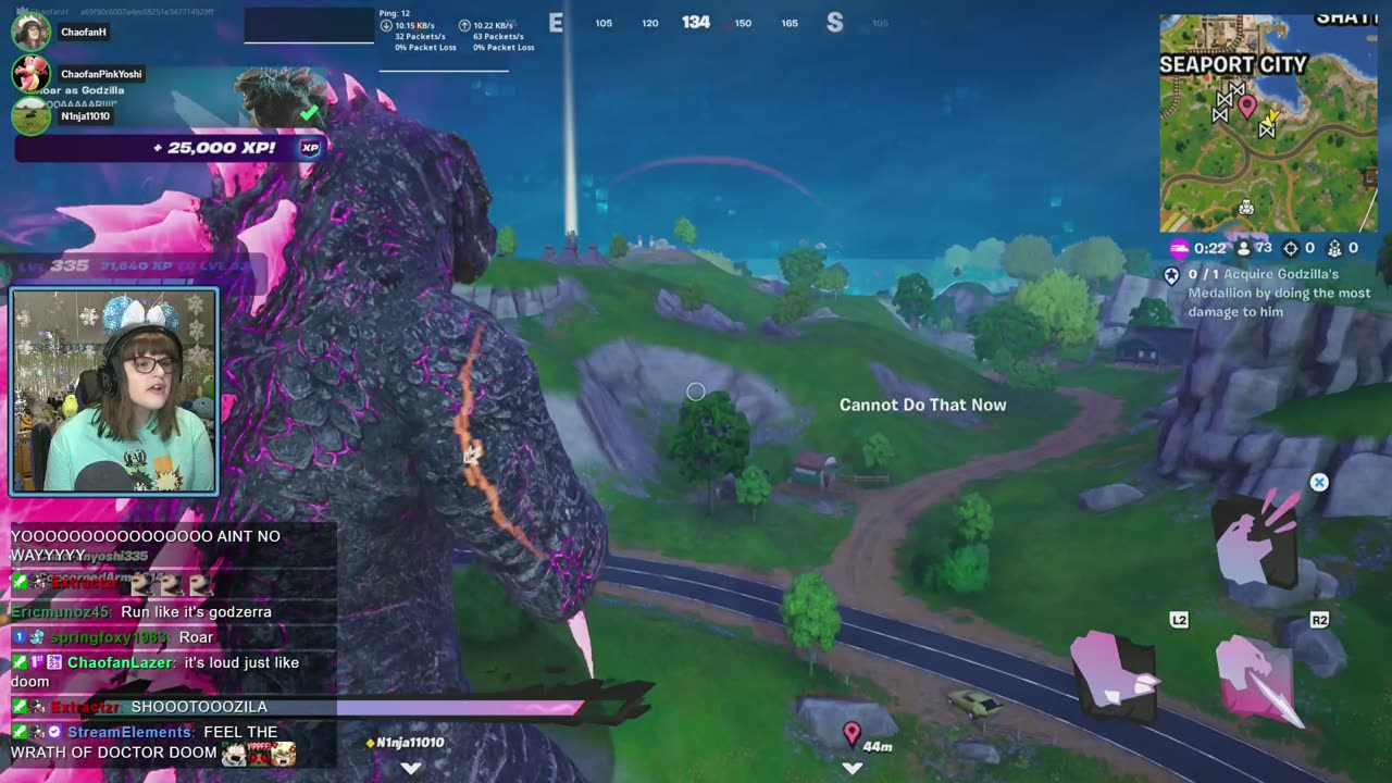 I turned into Godzilla in Fortnite | It WAS AMAZING!!! | ChaofanH on Twitch