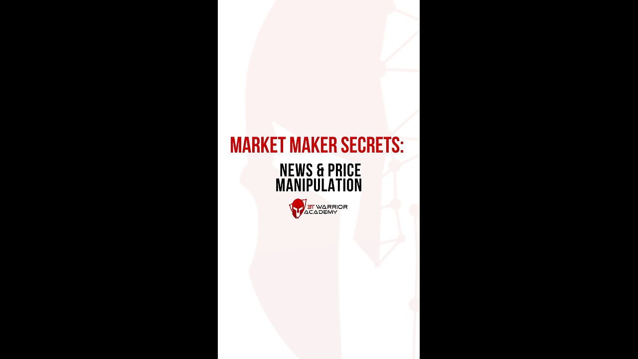 Market Maker Secrets: News & Price Manipulation