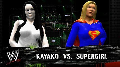 TAW - Kayako vs Supergirl - 10/31/25 WWE 2K14