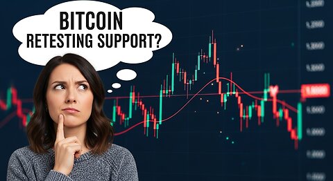 Bitcoin trying to retest support before moving higher