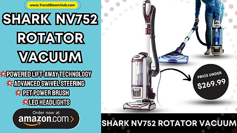 🐶 Tired of pet hair everywhere? The Shark NV752 TruePet Vacuum has you covered! 🦈✨