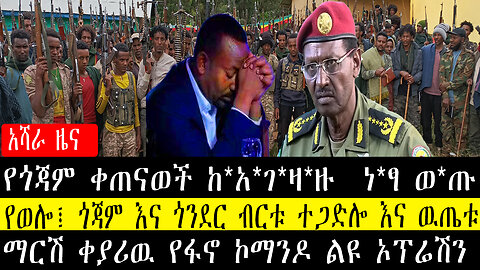 የጎጃም ቀጠናወች ከ*አ*ገ*ዛ*ዙ ነ*ፃ ወ*ጡ/የወሎ፤ ጎጃም እና ጎንደር ብርቱ ተጋድሎ እና ዉጤቱ/ማርሽ ቀያሪዉ የፋኖ ኮማንዶ ልዩ ኦፕሬሽን