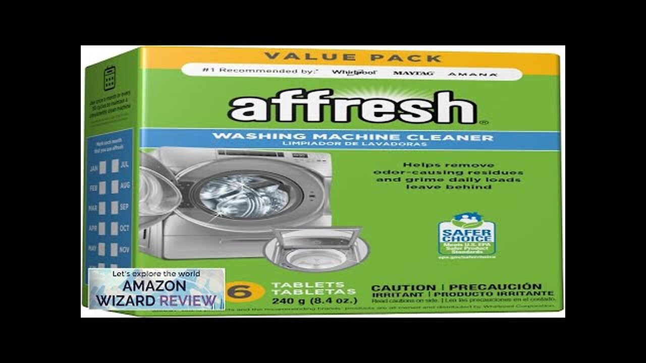 Affresh Washing Machine Cleaner Cleans Front Load and Top Load Washers Including Review