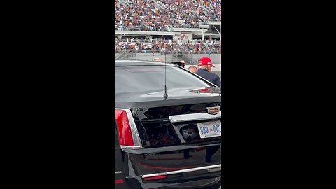 BREAKING NEWS: President Donald J Trump with Carolina Trump at the Incredible Daytona 500 today!!