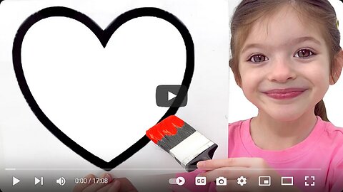 Adel is Painting Shapes _ Best Learning Video for Toddlers!