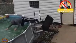 The Backyard Bellyflop Disaster! [No Commentary]