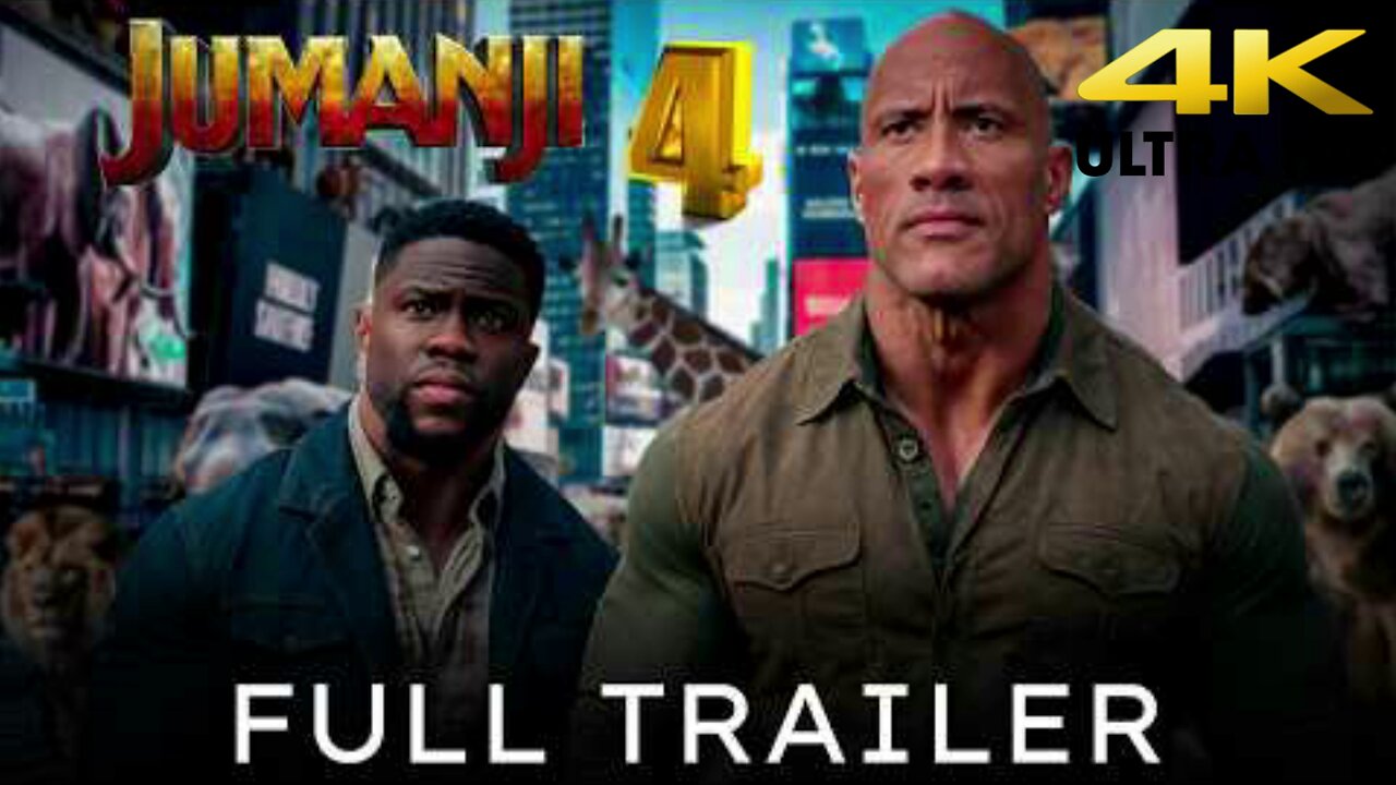 JUMANJI 4: BEYOND THE JUNGLE Trailer (2025) Dwayne Johnson, Kevin Hart, Karen Gillan |