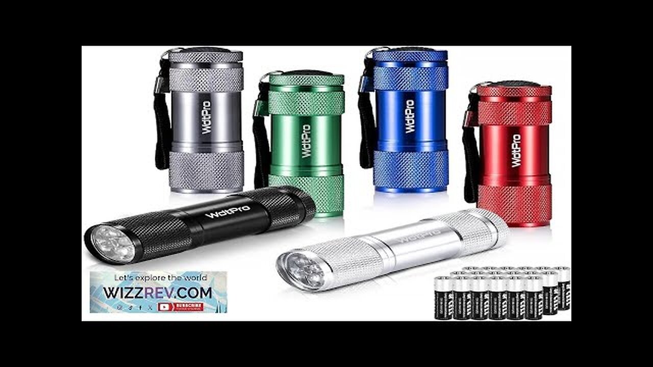 WdtPro LED Mini Flashlights Super Bright Flashlight with Lanyard Assorted Colors Review