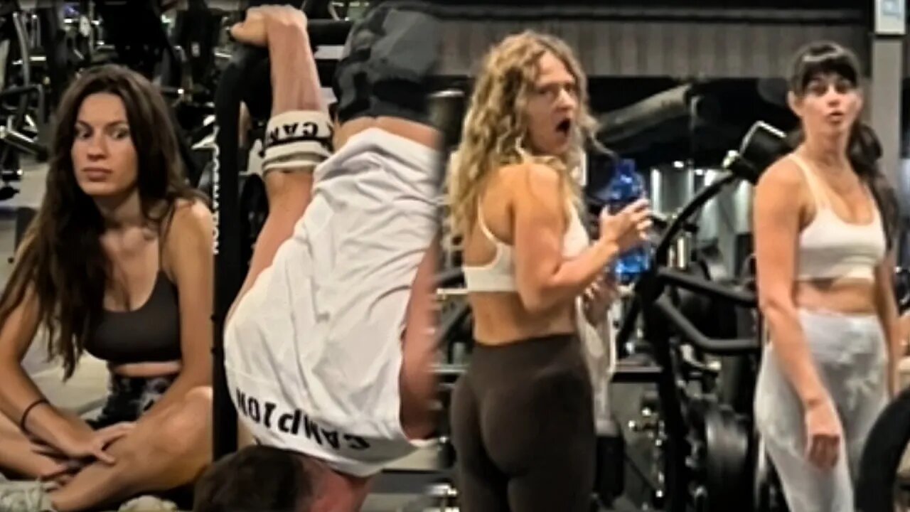 🔥 Scaring People in The Gym With Calisthenics #137