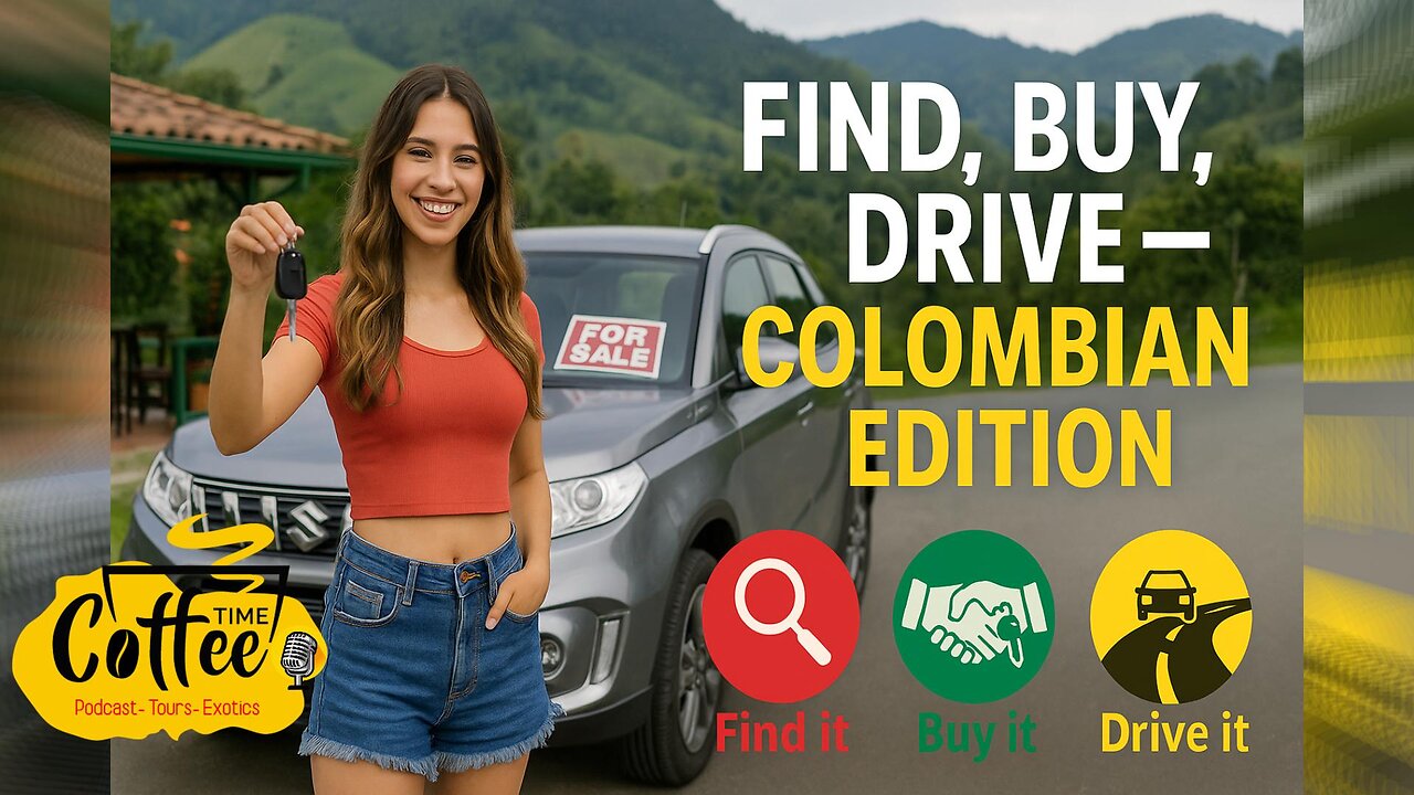 Find, Buy and Drive a car in Colombia: 9 Nov 2025 Coffee Time LIVE