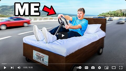 I Turned my Bed into a Race Car!