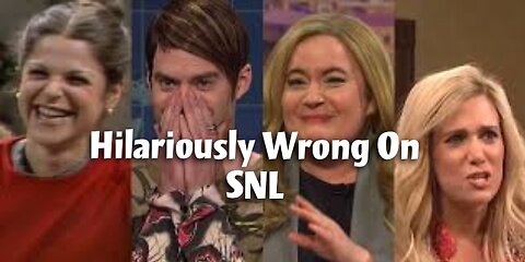 When Thing On SNL Go Hilariously Wrong | SNL | RayderMediaTV