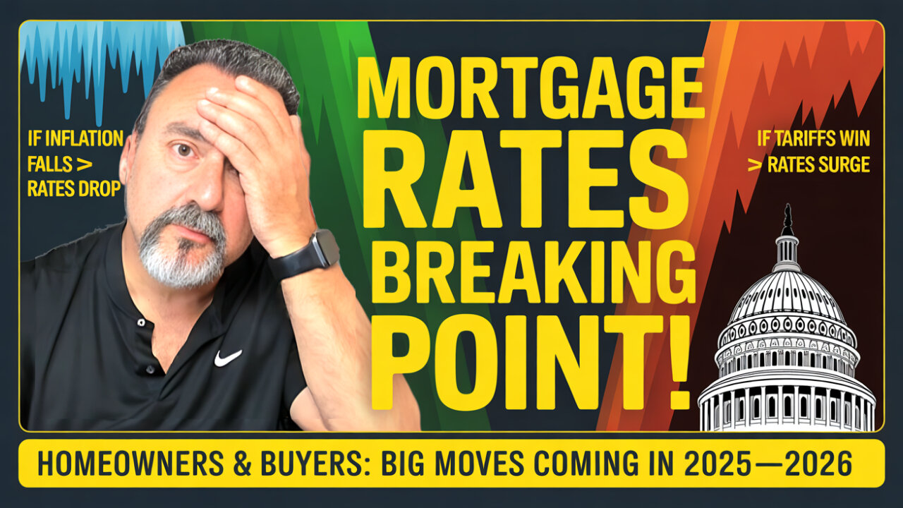 Mortgage Rates Are at a Breaking Point — Here’s What Happens Next!