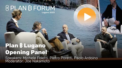 Plan ₿ Lugano - Opening Panel