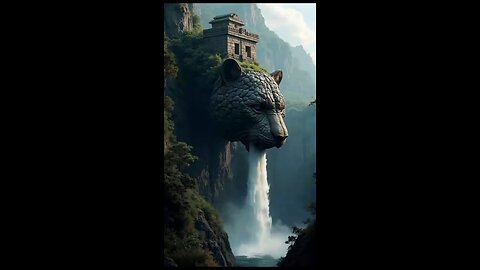 gorgeous AI waterfall sights)