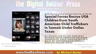 Special Forces Rescue Children from Traffickers under Dallas Texas