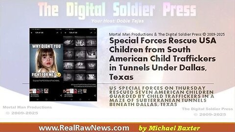 Special Forces Rescue Children from Traffickers under Dallas Texas