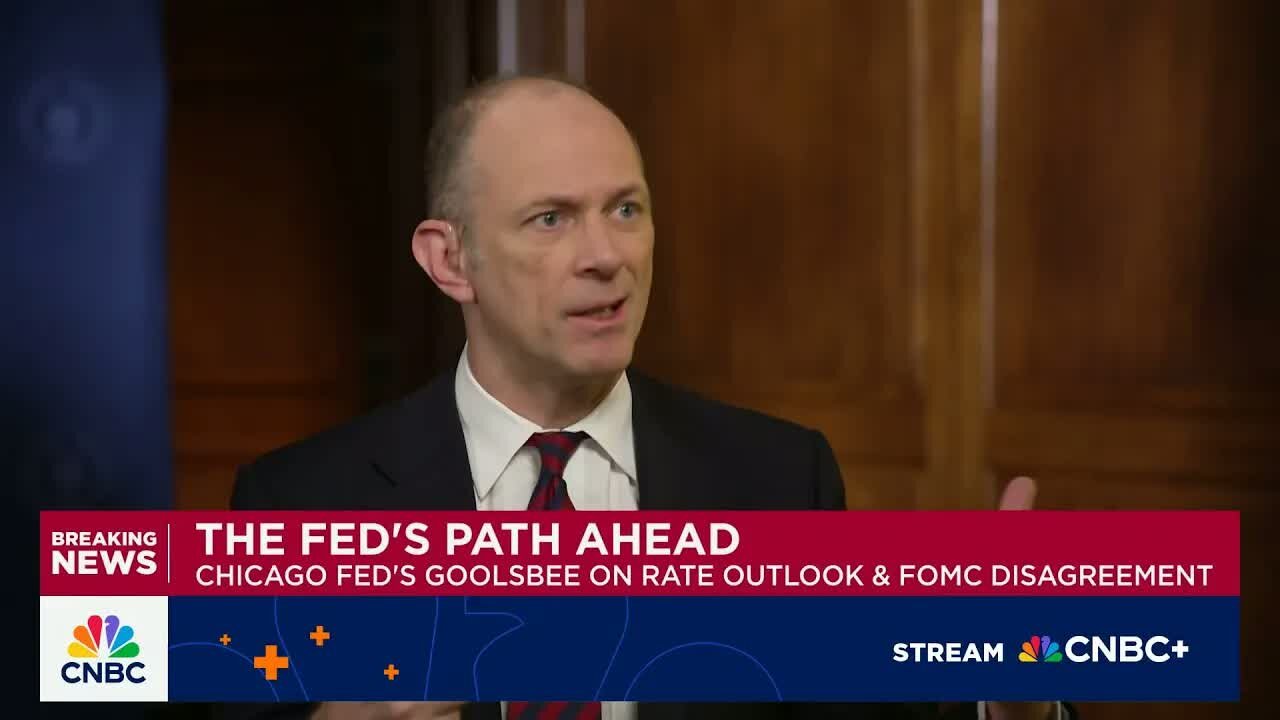 Chicago Fed's Goolsbee: Uncomfortable with front-loading rate cuts assuming inflation is transitory