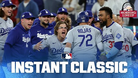 Dodgers win INSTANT CLASSIC 2025 #WorldSeries Game 7! | Morning Lineup (MLB Daily Recap)